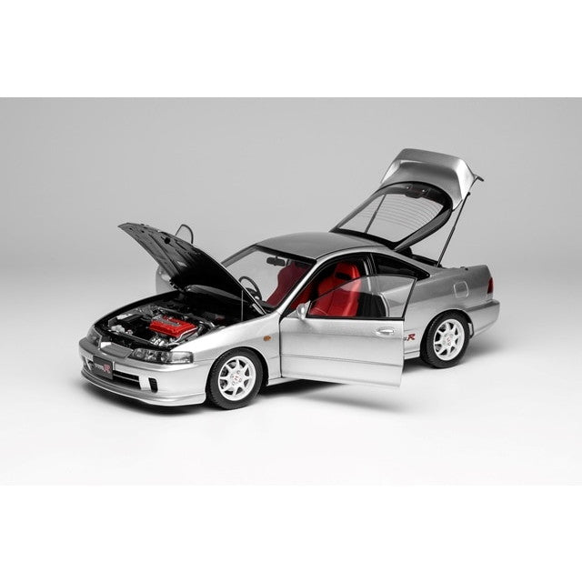 【予約安心出荷】[MDL] 1/18 ホンダ Integra(インテグラ) Type R(DC2) Early Version Vogue Silver Metallic 完成品 ミニカー(M85202) MOTORHELIX(モーターヘリックス)(2025年10月)