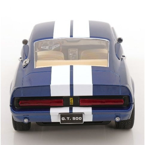 【予約安心出荷】[MDL] 1/12 フォード マスタング Shelby GT500 1967 ブルーメタリック×ホワイト 完成品 ミニカー(KKDC120174) KK scale(ケーケースケール)(2025年11月)