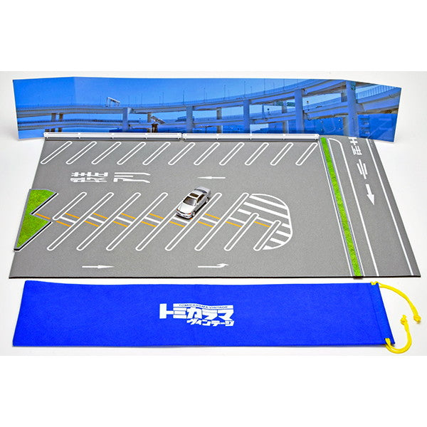 【新品】【お取り寄せ】[MDL] トミカラマ ヴィンテージ13a 大黒パーキングエリア マットB(トヨタ チェイサー2.5 ツアラーV 98年式付属) 1/64 完成品 ミニカー用ストラクチャー(337157) TOMYTEC(トミーテック)(20251010)