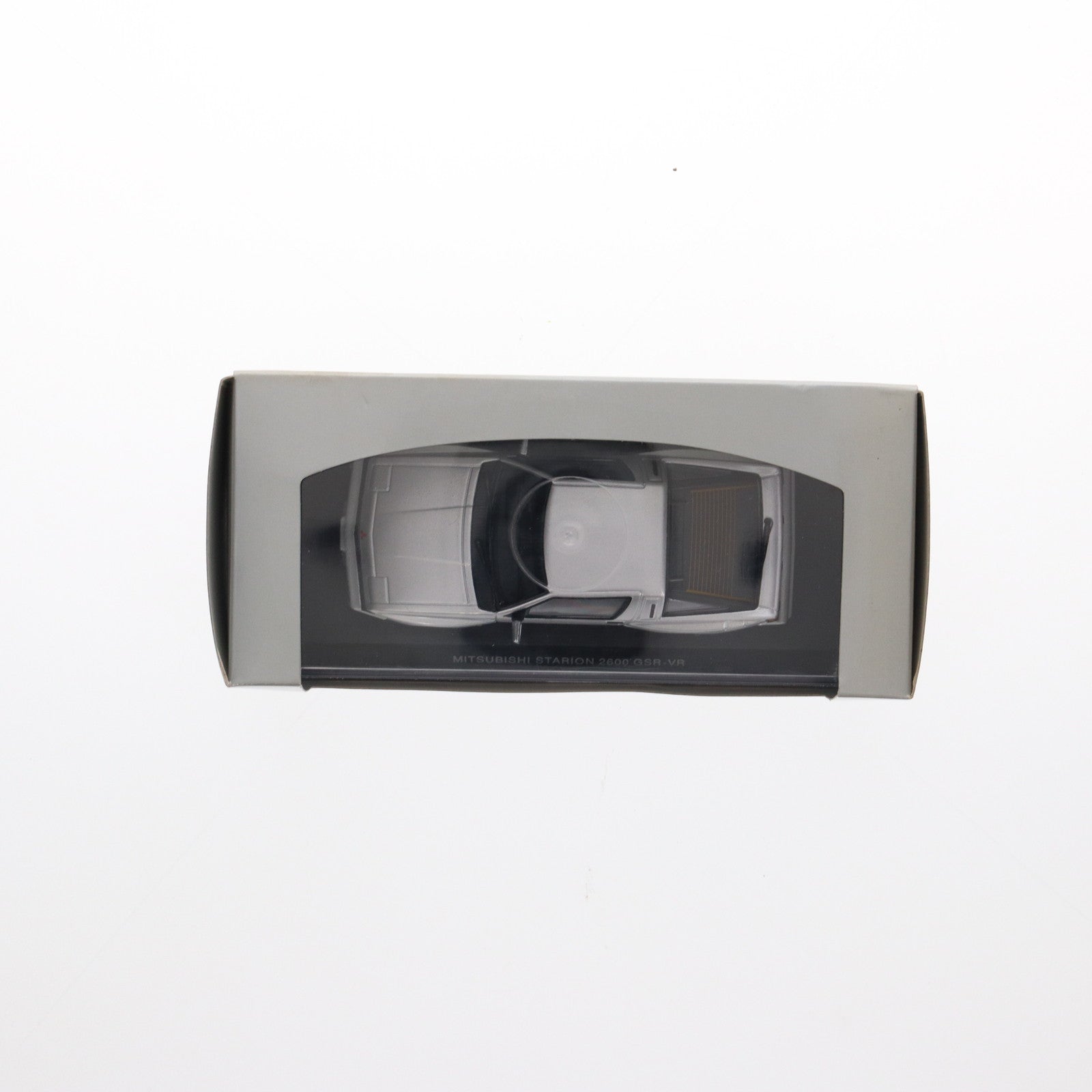 【中古即納】[MDL] 1/43 MITSUBISHI STARION(スタリオン) 2600 GSR-VR(グレイシルバー) 完成品 ミニカー(03712S) 京商(19991231)