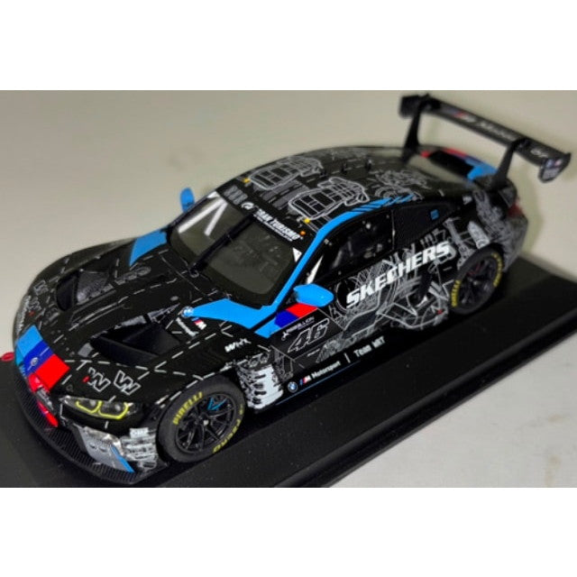 【新品即納】[MDL] 1/43 BMW M4 GT3 『TEAM WRT』 バレンティーノ・ロッシ プレシーズン ブラック テストカー 2023 完成品 ミニカー(410232346) MINICHAMPS(ミニチャンプス)(20250831)