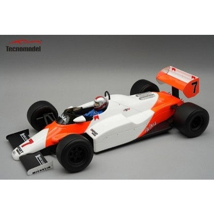 【予約安心出荷】[MDL] 1/18 マクラーレン MP4/1C USA GP 1983 優勝車 #7 John Watson ドライバーフィギュア付き 完成品 ミニカー(TMD18-402A) Tecnomodel(テクノモデル)(2025年10月)