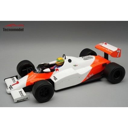 【予約安心出荷】[MDL] 1/18 マクラーレン MP4/1C シルバーストーン テスト 1983 #7 Ayrton Senna ドライバーフィギュア付き 完成品 ミニカー(TMD18-402E) Tecnomodel(テクノモデル)(2025年10月)