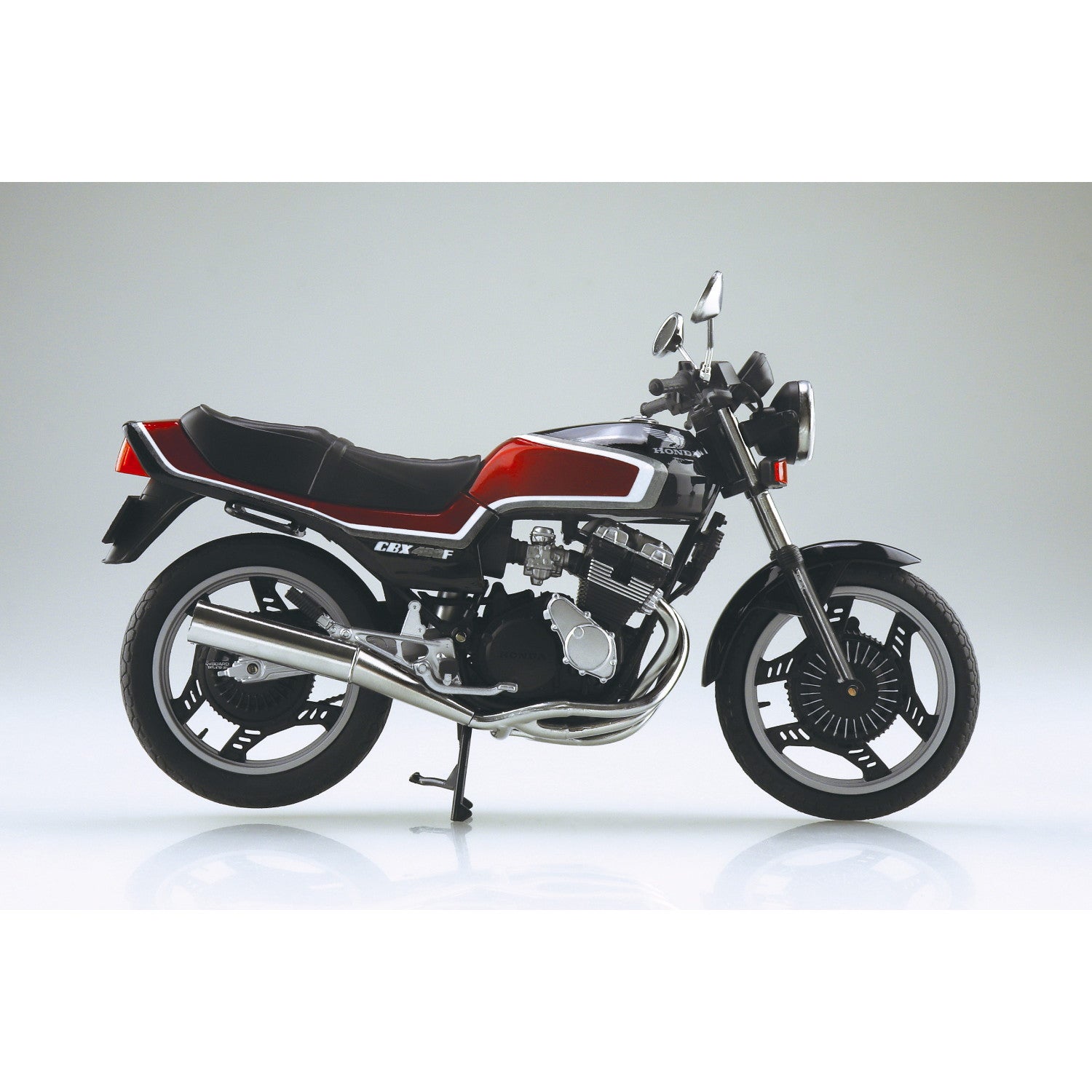 【予約安心出荷】[MDL] 1/12 完成品バイク Honda CBX400F ブラック×キャンディアラモアナレッド 完成品 ミニカー(111994) スカイネット/アオシマ(2025年9月)