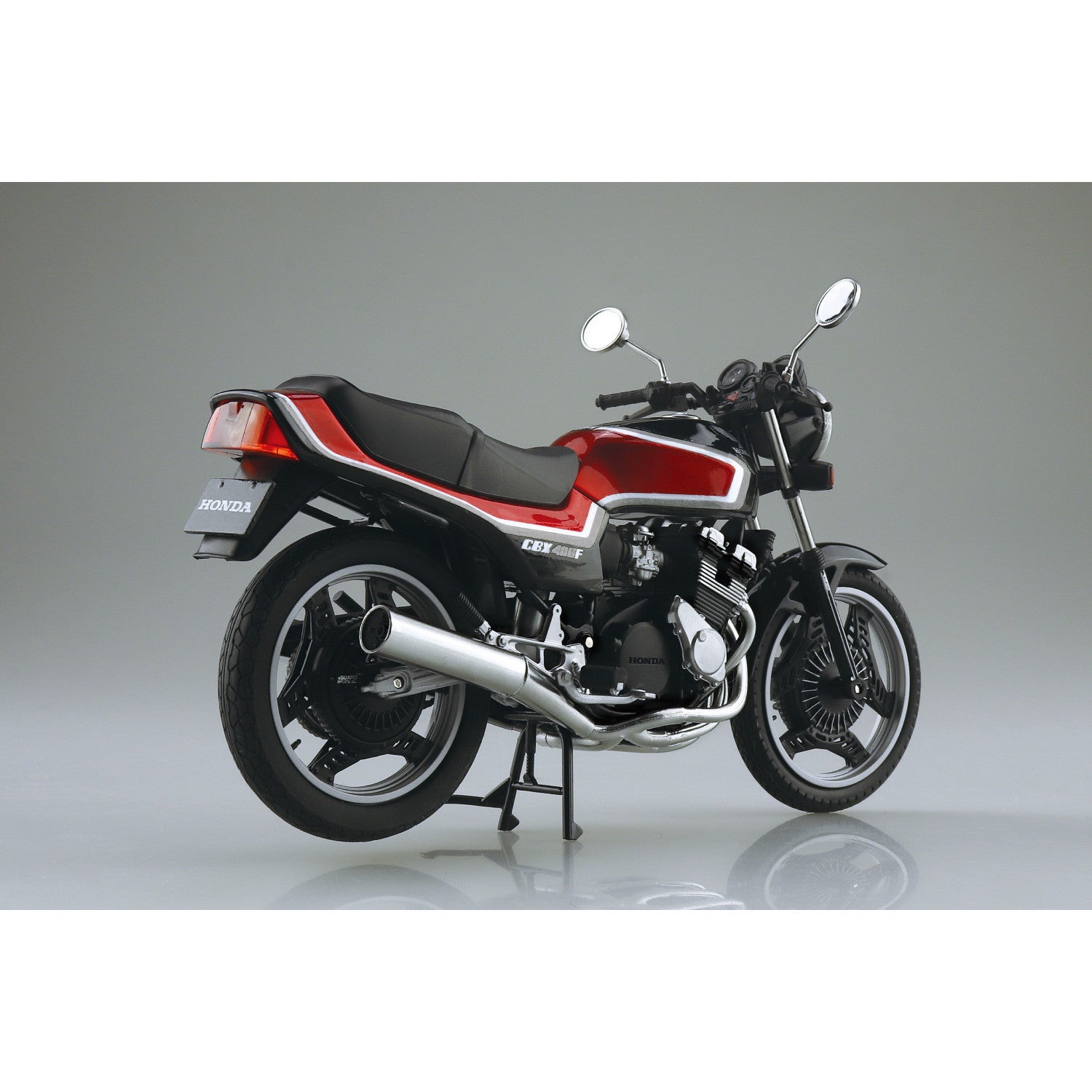 【予約安心出荷】[MDL] 1/12 完成品バイク Honda CBX400F ブラック×キャンディアラモアナレッド 完成品 ミニカー(111994) スカイネット/アオシマ(2025年9月)