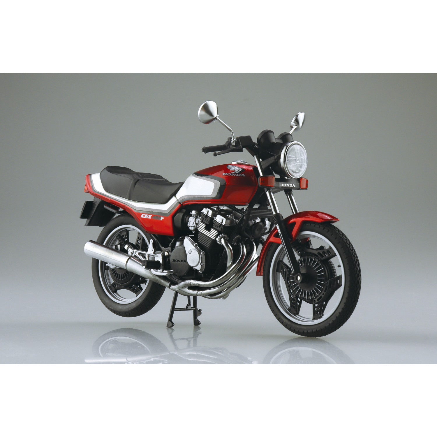 【予約安心出荷】[MDL] 1/12 完成品バイク Honda CBX400F キャンディアラモアナレッド×パールシェルホワイト 完成品 ミニカー(112007) スカイネット/アオシマ(2025年9月)