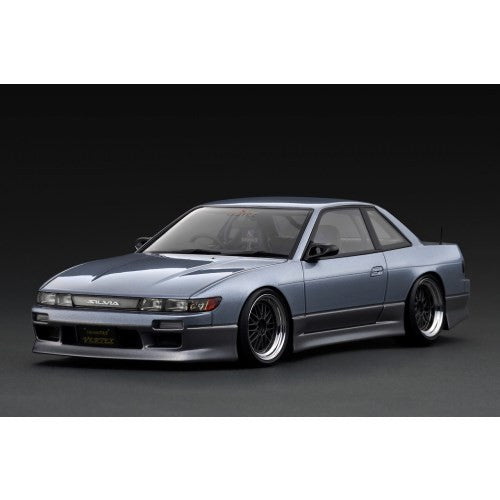【中古即納】[MDL] 1/18 VERTEX S13 Silvia Blue Silver/Gray 完成品 ミニカー(IG3590) ignition model(イグニッションモデル)(20251021)