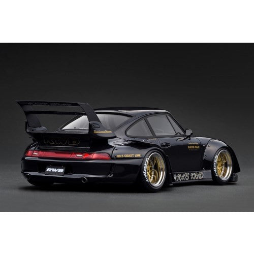 【予約安心出荷】[MDL] 1/18 RWB 993 Black 完成品 ミニカー(IG3625) ignition model(イグニッションモデル)(2025年9月)