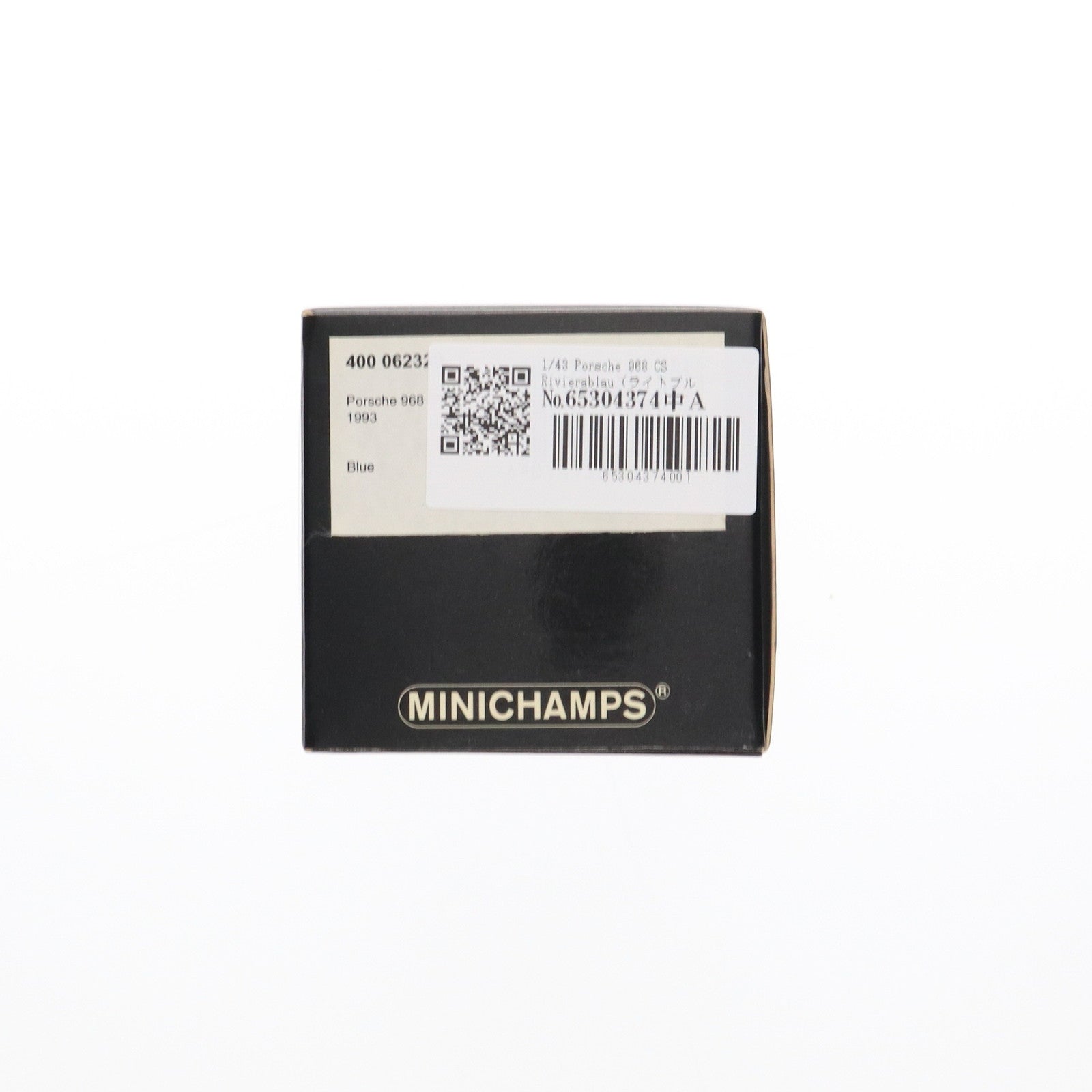 【中古即納】[MDL] 1/43 Porsche 968 CS Rivierablau ライトブルー 完成品 ミニカー(400062320) MINICHAMPS(ミニチャンプス)(20220328)