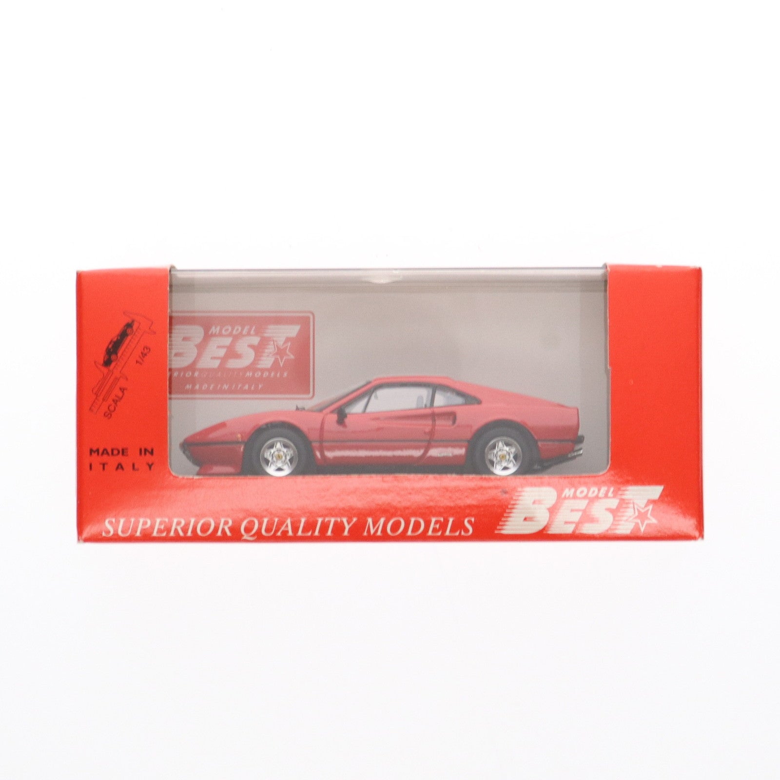 【中古即納】[MDL] 1/43 フェラーリ 308 GTB 75 レッド 完成品 ミニカー(9199) BEST MODEL(ベストモデル)(20220328)
