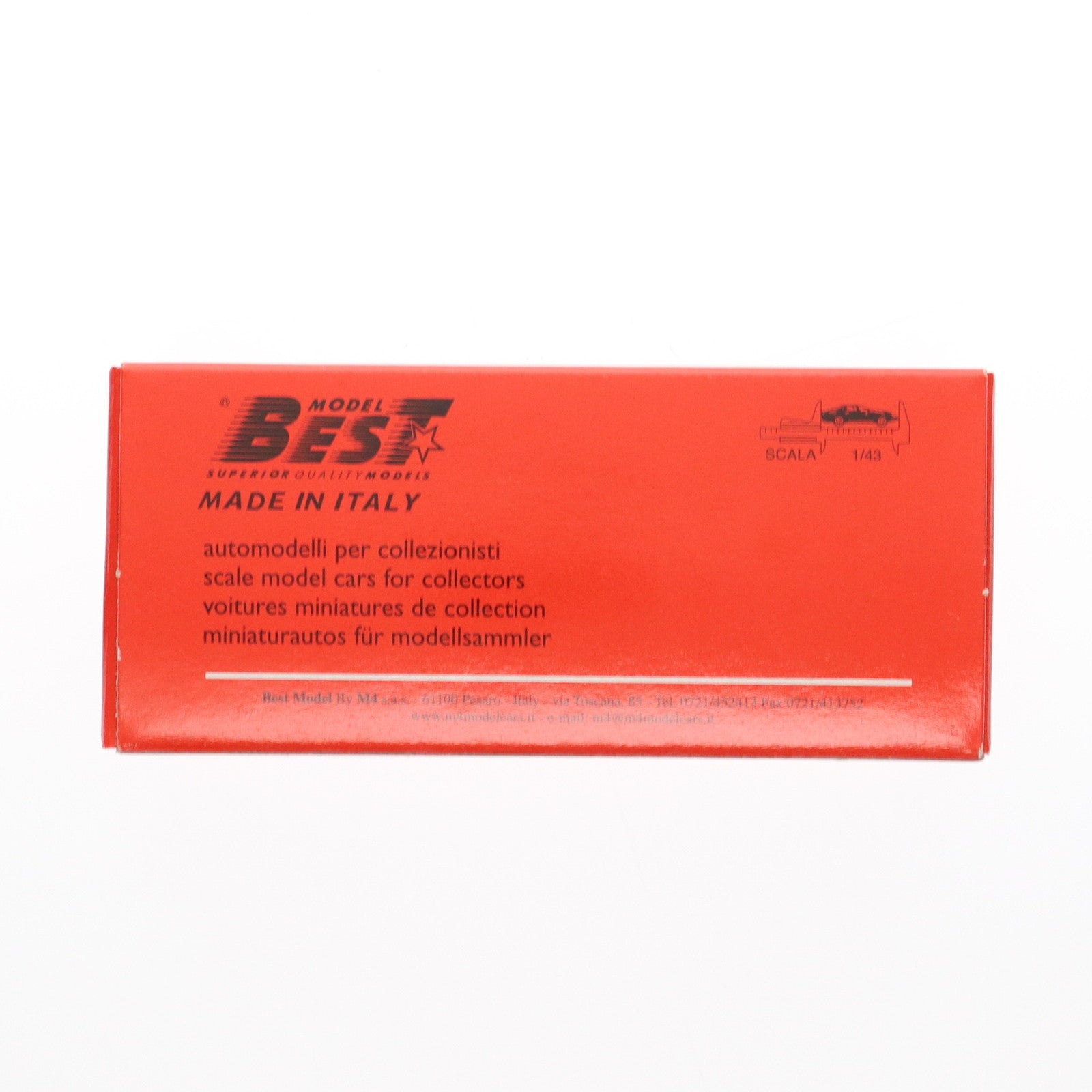 【中古即納】[MDL] 1/43 フェラーリ 308 GTB 75 レッド 完成品 ミニカー(9199) BEST MODEL(ベストモデル)(20220328)