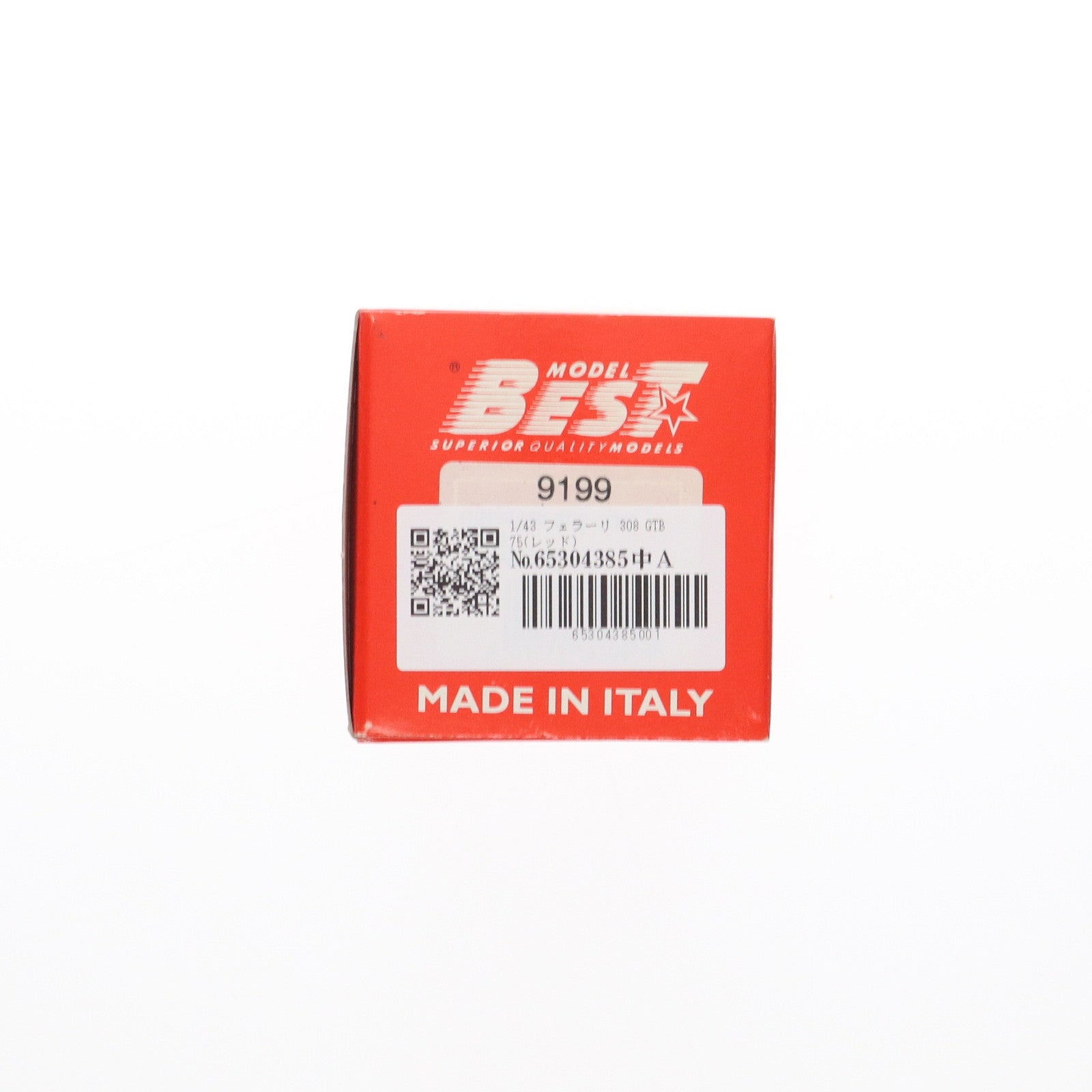 【中古即納】[MDL] 1/43 フェラーリ 308 GTB 75 レッド 完成品 ミニカー(9199) BEST MODEL(ベストモデル)(20220328)