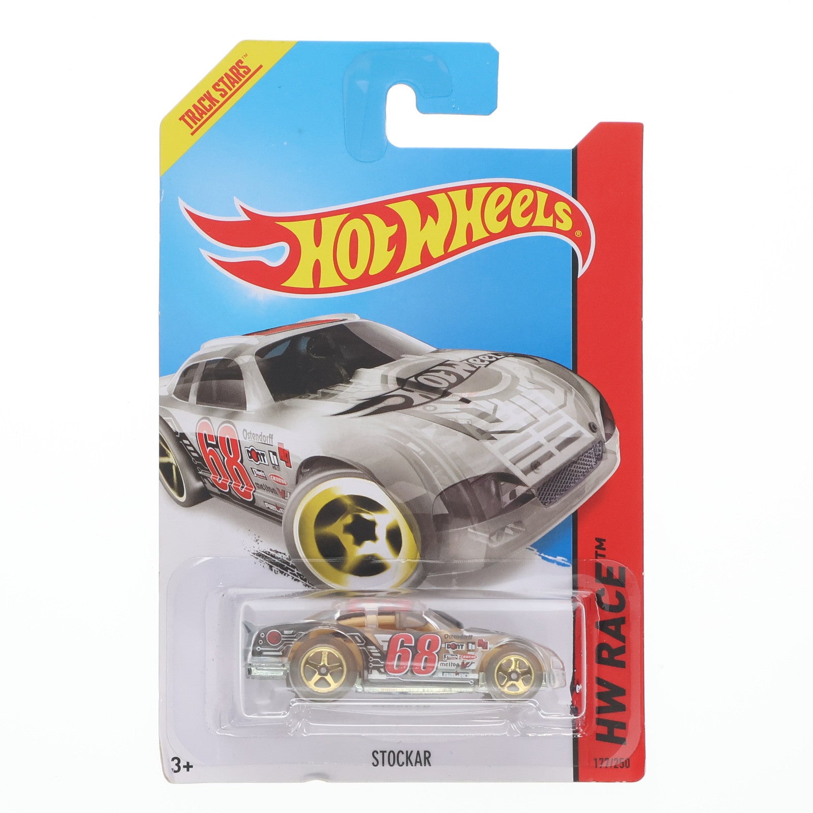 【中古即納】[MDL] (単品) Hot Wheels(ホットウィール) HW RACE X-RAYCERS 1/64 STOCKAR 完成品 ミニカー(BFD45-07B3) Mattel(マテル)(20140101)