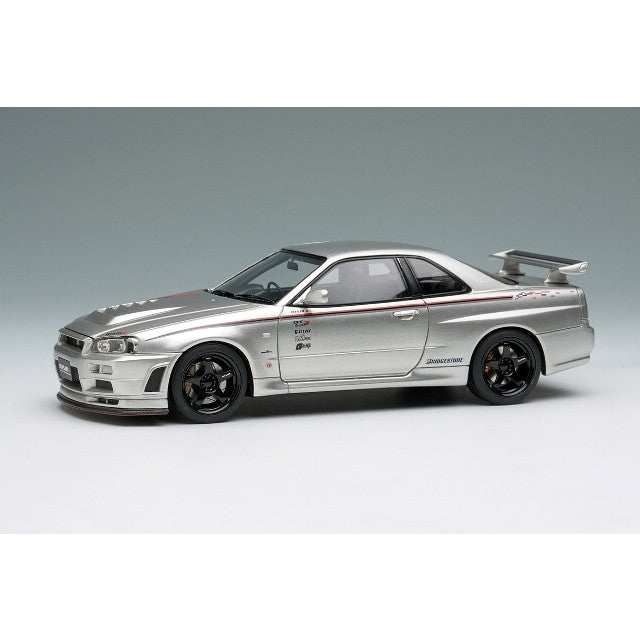 【予約安心出荷】[MDL] 1/43 ニスモ R34GT-R Z-tune プロトタイプ 東京オートサロン 2001 シルバー 完成品 ミニカー(EM791) アイドロン(EIDOLON)(2025年10月)