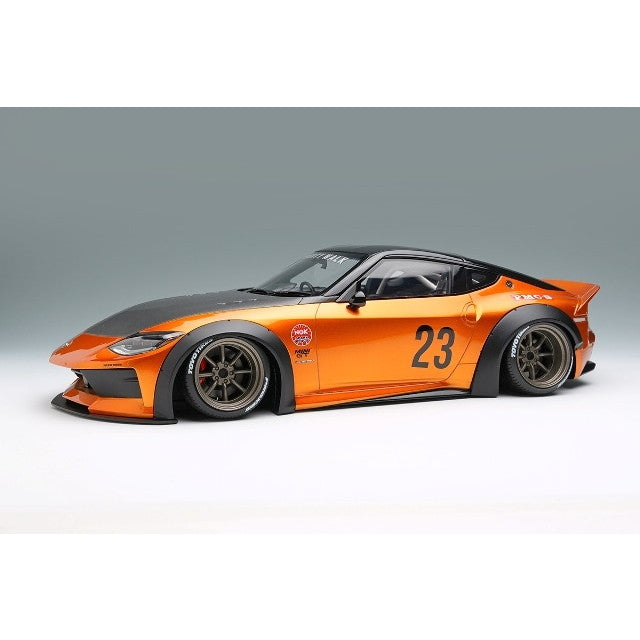 【予約安心出荷】[MDL] 1/18 lb nation Fairlady Z(フェアレディZ)(RZ34) RS Watanabe 8spoke wheel(キャンディゴールド) 完成品 ミニカー(EML137A) EIDOLON(アイドロン)(2025年12月)