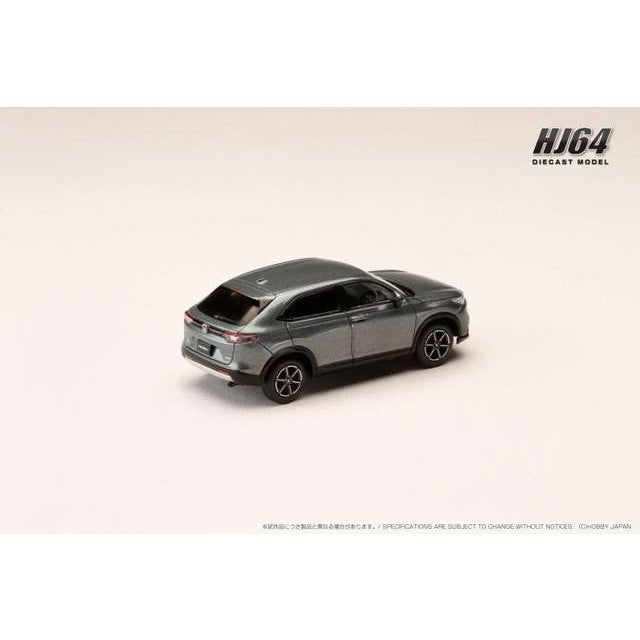 【新品即納】[MDL] 1/64 Honda VEZEL e:HEV X メテオロイド・グレー・メタリック 完成品 ミニカー(HJ643071GM) ホビージャパン(20250831)