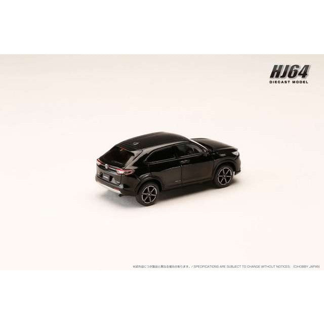 【新品即納】[MDL] 1/64 Honda VEZEL e:HEV X クリスタル・ブラック・パール 完成品 ミニカー(HJ643071BK) ホビージャパン(20250831)