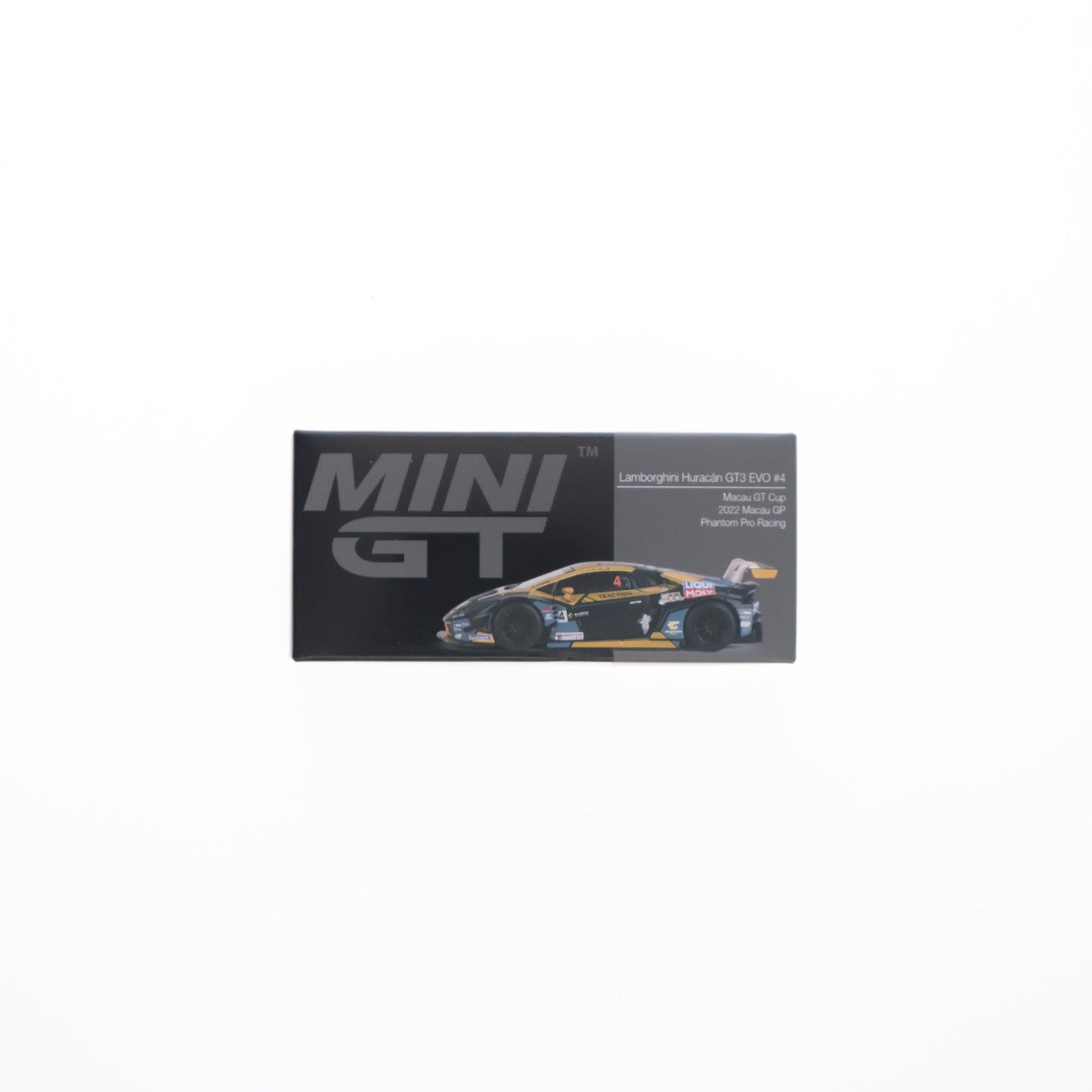 【中古即納】[MDL] ミニGTシリーズ 1/64 ランボルギーニ ウラカン GT3 EVO マカオGP マカオGT カップ 2022 3位入賞車 #4(左ハンドル) 完成品 ミニカー(MGT00645-L) TSM(トゥルースケールミニチュアズ)(20240530)