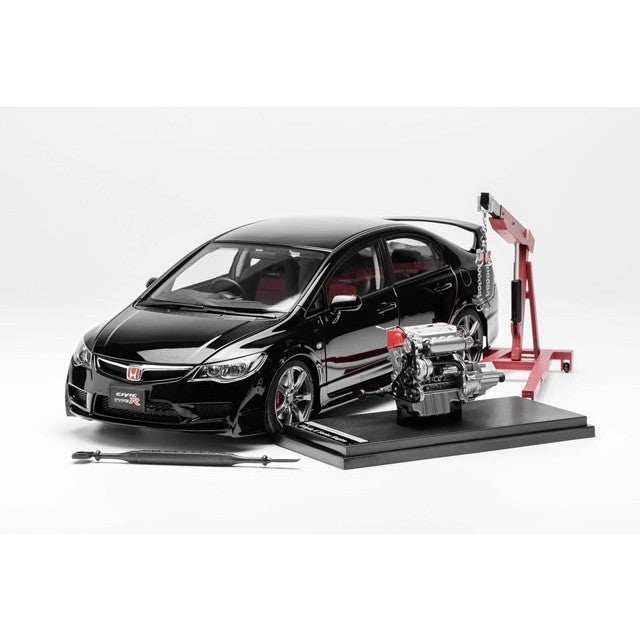 【新品即納】[MDL] 1/18 ホンダ Civic(シビック) Type R (FD2) 2007 Facelift クリスタルブラック 完成品 ミニカー(M85406) MOTORHELIX(モーターヘリックス)(20250630)