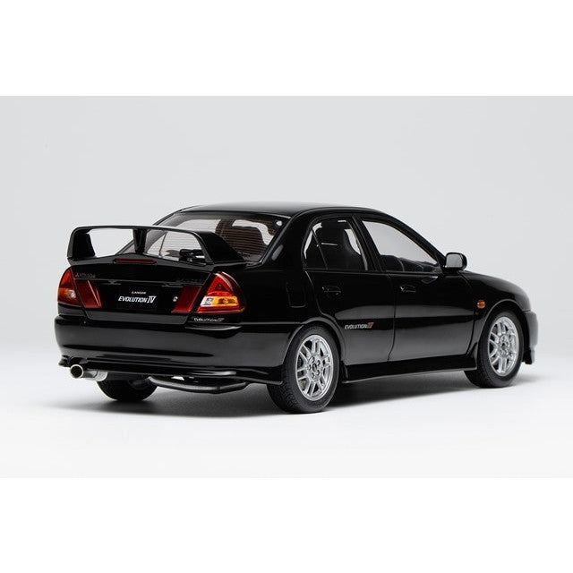 【新品即納】[MDL] 1/18 三菱 Lancer Evolution IV ピレネーブラックパール 完成品 ミニカー(M84002) MOTORHELIX(モーターヘリックス)(20250630)