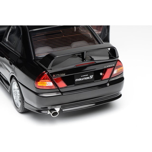 【新品即納】[MDL] 1/18 三菱 Lancer Evolution IV ピレネーブラックパール 完成品 ミニカー(M84002) MOTORHELIX(モーターヘリックス)(20250630)