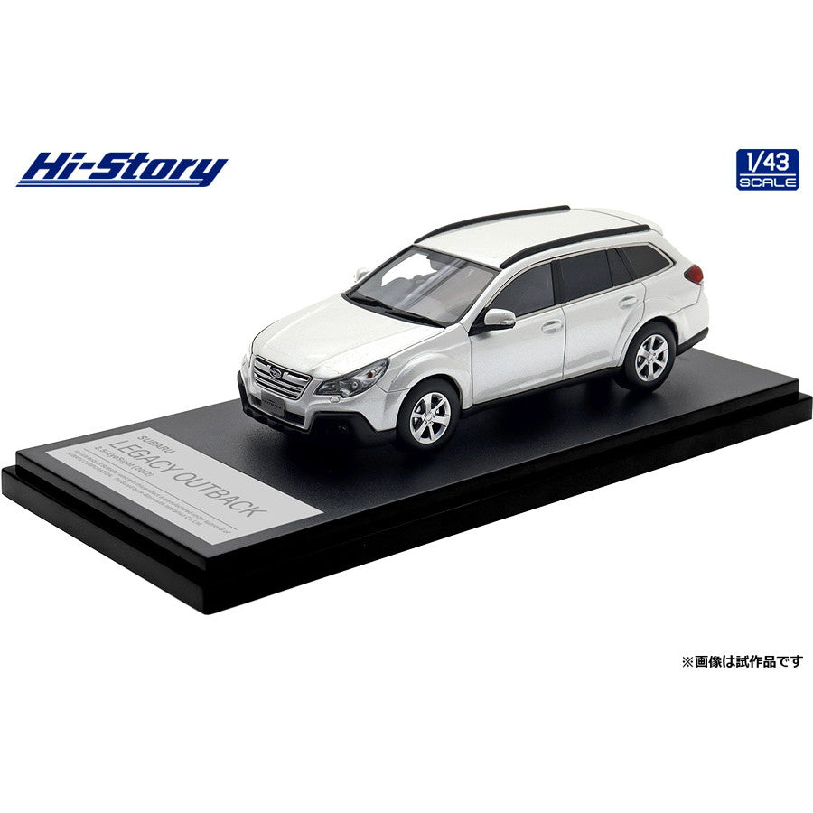 【予約安心出荷】[MDL] ハイ・ストーリーシリーズ 1/43 SUBARU(スバル) LEGACY OUTBACK(レガシィ アウトバック) 2.5i EyeSight(2012) サテンホワイト・パール 完成品 ミニカー(HS512WH) ハイストーリー(2025年9月)