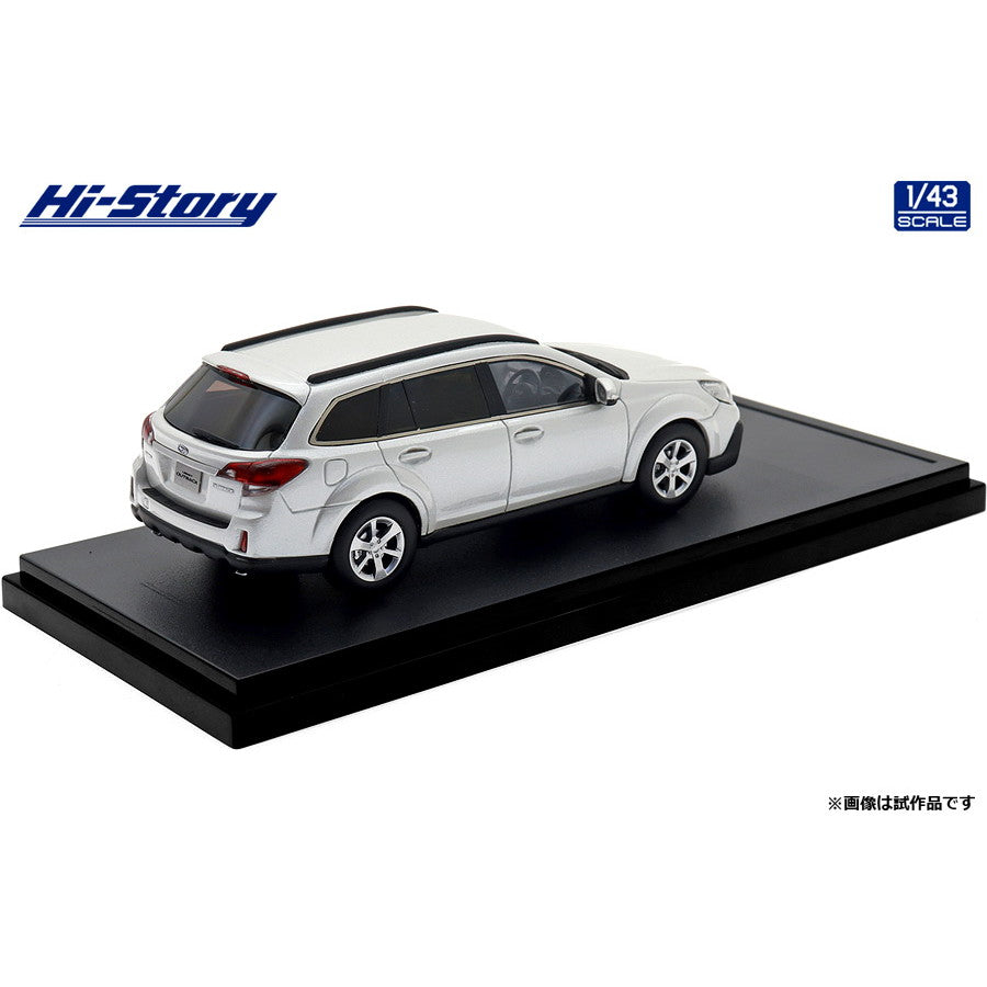 【予約安心出荷】[MDL] ハイ・ストーリーシリーズ 1/43 SUBARU(スバル) LEGACY OUTBACK(レガシィ アウトバック) 2.5i EyeSight(2012) サテンホワイト・パール 完成品 ミニカー(HS512WH) ハイストーリー(2025年9月)