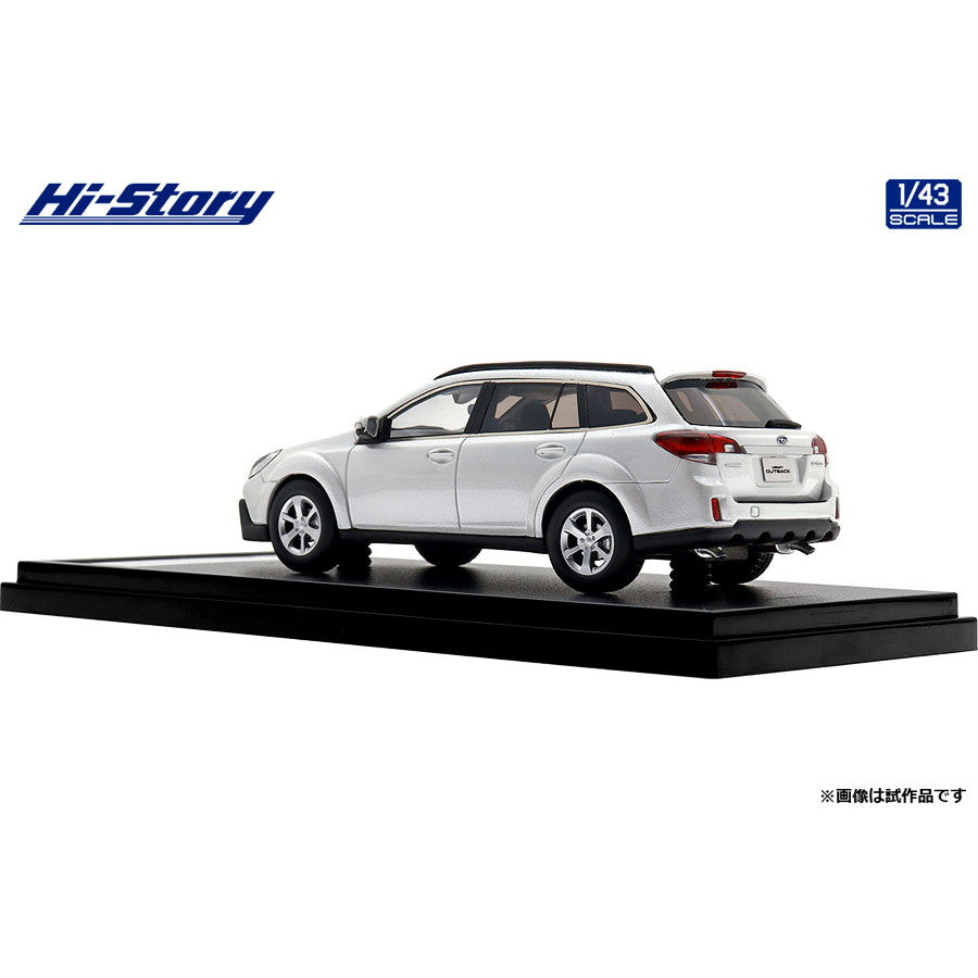 【予約安心出荷】[MDL] ハイ・ストーリーシリーズ 1/43 SUBARU(スバル) LEGACY OUTBACK(レガシィ アウトバック) 2.5i EyeSight(2012) サテンホワイト・パール 完成品 ミニカー(HS512WH) ハイストーリー(2025年9月)