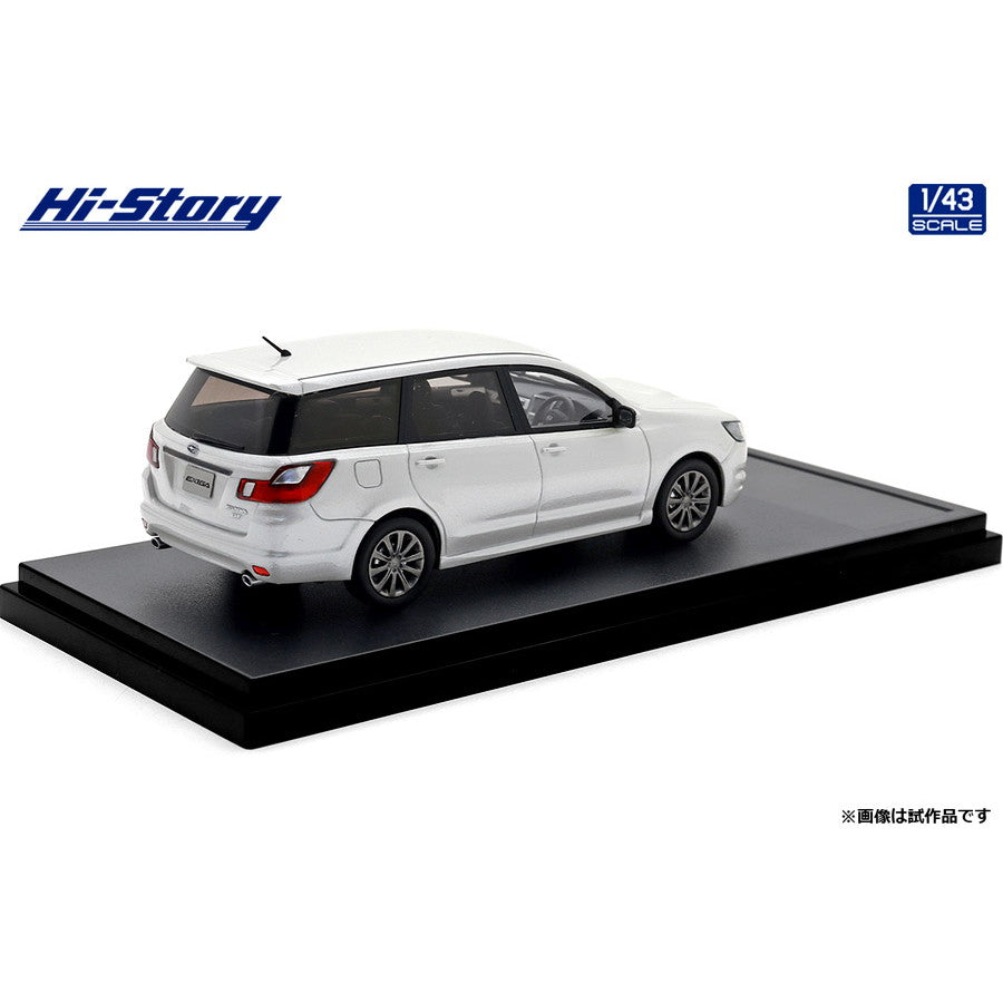 【予約安心出荷】[MDL] ハイ・ストーリーシリーズ 1/43 SUBARU(スバル) EXIGA(エクシーガ) 2.0GT(2008) サテンホワイト・パール 完成品 ミニカー(HS518WH) ハイストーリー(2025年9月)