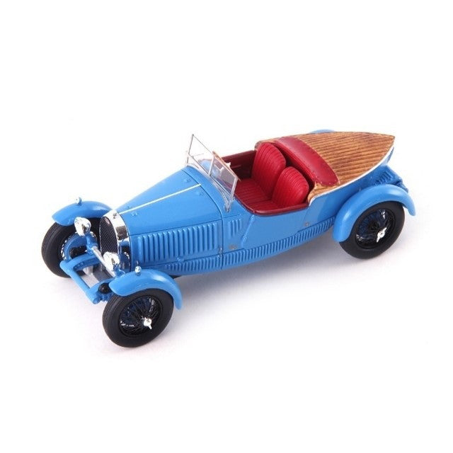 【新品即納】[MDL] 1/43 ブガッティ Type 40 ボートテール スピードスター 1927 ブルー 完成品 ミニカー(01023) AUTOCULT(オートカルト)(20250630)