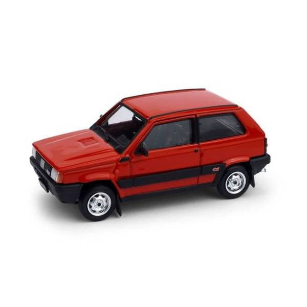 【新品即納】[MDL] 1/43 フィアット パンダ 4X4 1986 シャムレッド 完成品 ミニカー(R61303) BRUMM(ブルム)(20250630)