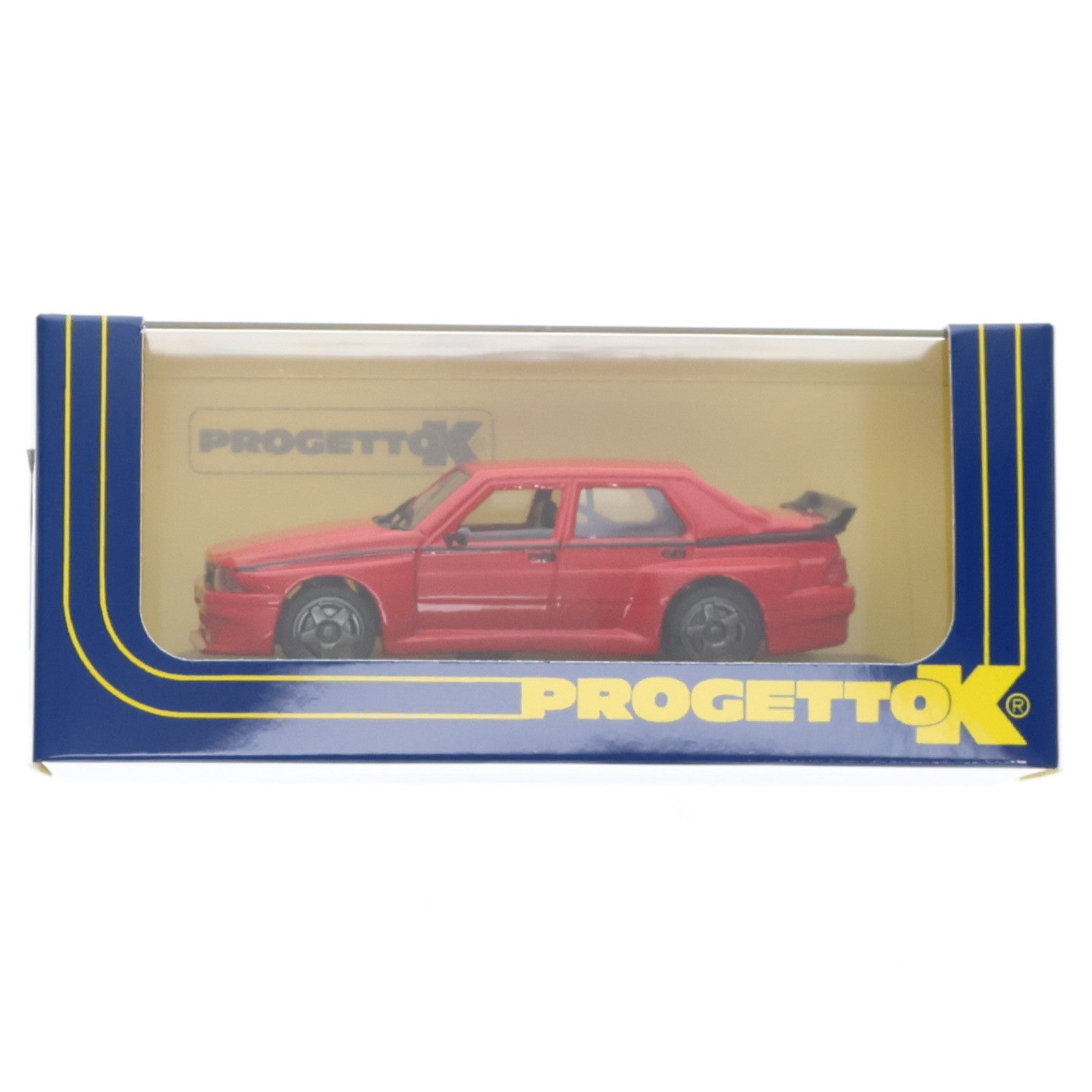 【中古即納】[MDL] 1/43 ALFA ROMEO 75 EVOLUZIONE IMSA PRESENTAZIONE 1989(RED) 完成品 ミニカー(PK410) PROGETTO K(プロゲットK)(20220328)