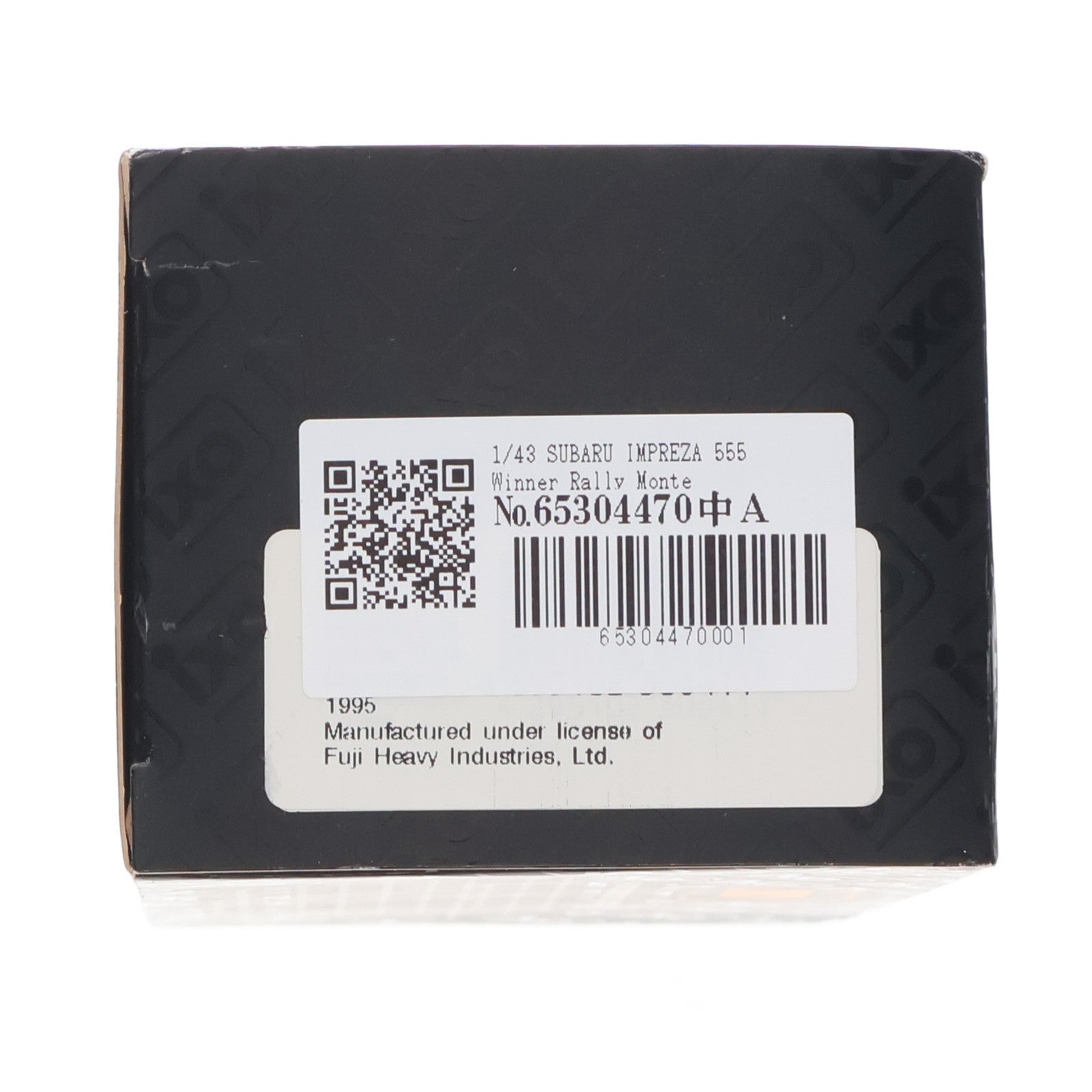 【中古即納】[MDL] 1/43 SUBARU IMPREZA 555 #5 Winner Rally Monte Carlo 1995 C.Sainz-L.Moya(ブルー) 完成品 ミニカー(RAC077) IXO Models(イクソモデルス)(20051228)