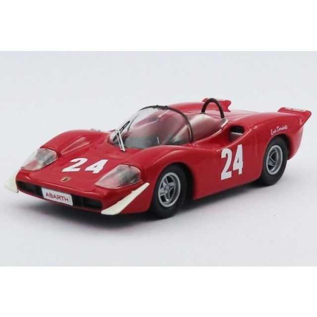 【新品即納】[MDL] 1/43 フィアット アバルト2000 S / Paul Ricards 1968 #24 Eris Tondelli 完成品 ミニカー(BEST9873) BEST MODEL(ベストモデル)(20250731)
