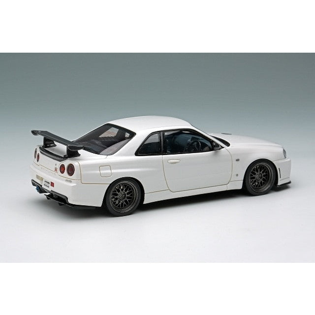 【予約安心出荷】[MDL] 1/43 BUILT BY LEGENDS Mine's(ビルト バイ レジェンズ マインズ) Skyline(スカイライン) GT-R(BNR34) シラナミホワイト 完成品 ミニカー(EM681A) EIDOLON(アイドロン)(2025年11月)