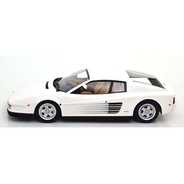 【予約安心出荷】[MDL] (再販) 1/18 フェラーリ Testarossa Monospecchio(テスタロッサ モノスペッキオ) 1984 US-Version ホワイト 完成品 ミニカー(KKDC180502) KK scale(ケーケースケール)(2025年12月)