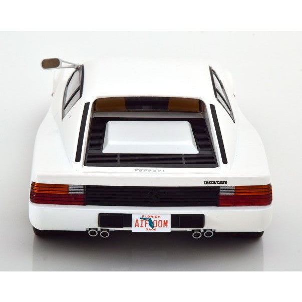 【予約安心出荷】[MDL] (再販) 1/18 フェラーリ Testarossa Monospecchio(テスタロッサ モノスペッキオ) 1984 US-Version ホワイト 完成品 ミニカー(KKDC180502) KK scale(ケーケースケール)(2025年12月)