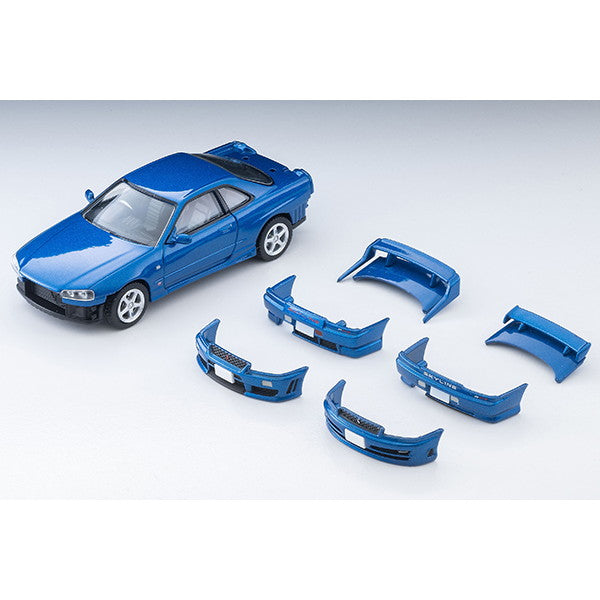 【予約安心出荷】[MDL] トミカリミテッドヴィンテージ NEO 1/64 LV-N353b 日産 スカイライン 2ドアスポーツクーペ 25GT TURBO オプションパーツ付(青)2000年式 完成品 ミニカー(335306) TOMYTEC(トミーテック)(2025年11月)