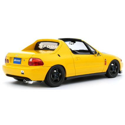 【新品即納】[MDL] 1/18 ホンダ シビック デルソル スプーン(イエロー) 完成品 ミニカー(OTM1154) OttO mobile(オットーモビル)(20250926)