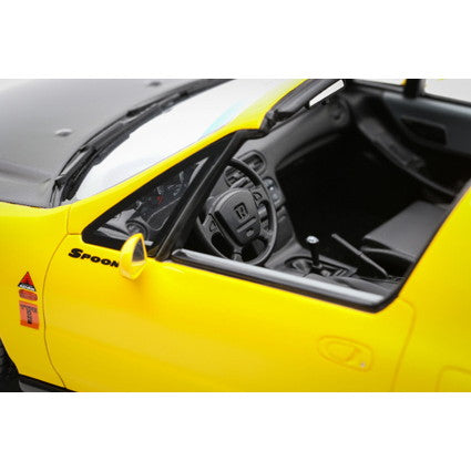 【新品即納】[MDL] 1/18 ホンダ シビック デルソル スプーン(イエロー) 完成品 ミニカー(OTM1154) OttO mobile(オットーモビル)(20250926)