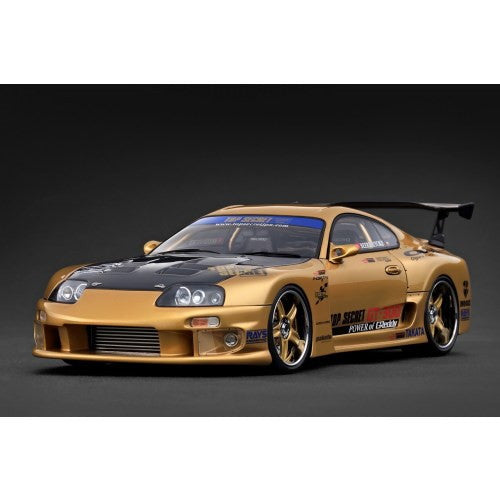 【新品】【お取り寄せ】[MDL] 1/18 TOP SECRET GT300 Supra(A80)(スープラ) Gold 完成品 ミニカー(IG3743) ignition model(イグニッションモデル)(20251018)