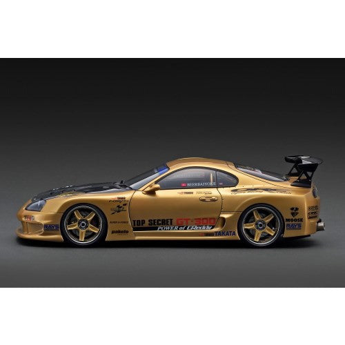 【予約安心出荷】[MDL] 1/18 TOP SECRET GT300 Supra(A80)(スープラ) Gold 完成品 ミニカー(IG3743) ignition model(イグニッションモデル)(2025年11月)