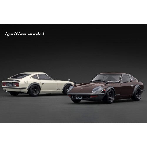 【予約安心出荷】[MDL] 1/18 Nissan Fairlady(フェアレディー) 240ZG(HS30) Maroon 完成品 ミニカー(IG3721) ignition model(イグニッションモデル)(2025年12月)
