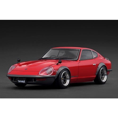 【予約安心出荷】[MDL] 1/18 Nissan Fairlady(フェアレディー) 240ZG(HS30) Red 完成品 ミニカー(IG3723) ignition model(イグニッションモデル)(2025年12月)