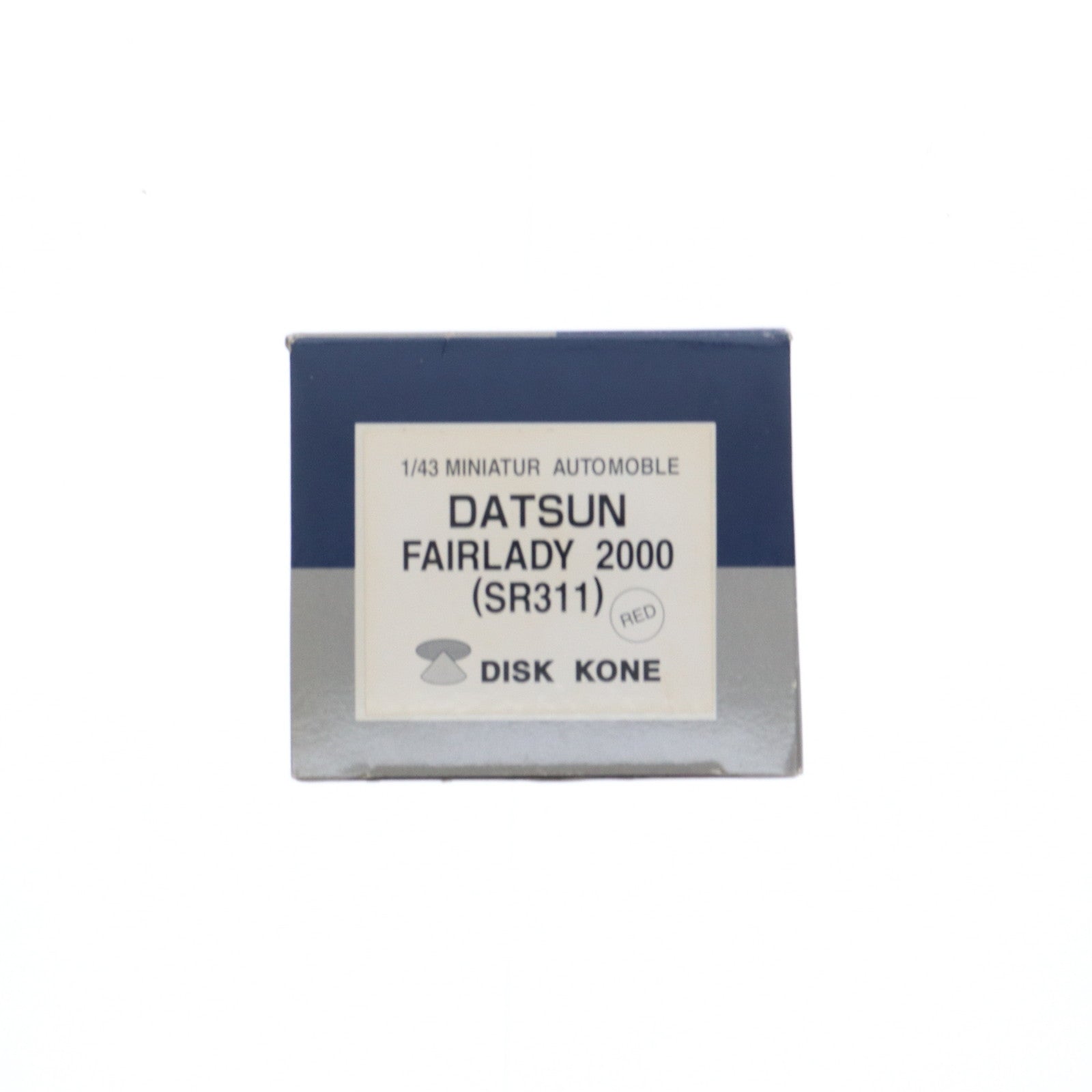 【中古即納】[MDL] 1/43 Nissan Datsun Fairlady(ダットサン フェアレディ) 2000(SR311) レッド 完成品 ミニカー DISK KONE(ディスクコーン)(19991231)