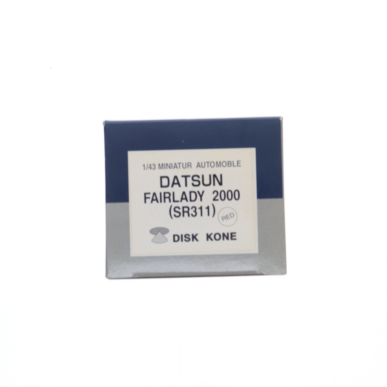 【中古即納】[MDL] 1/43 Nissan Datsun Fairlady(ダットサン フェアレディ) 2000(SR311) レッド 完成品 ミニカー DISK KONE(ディスクコーン)(19991231)