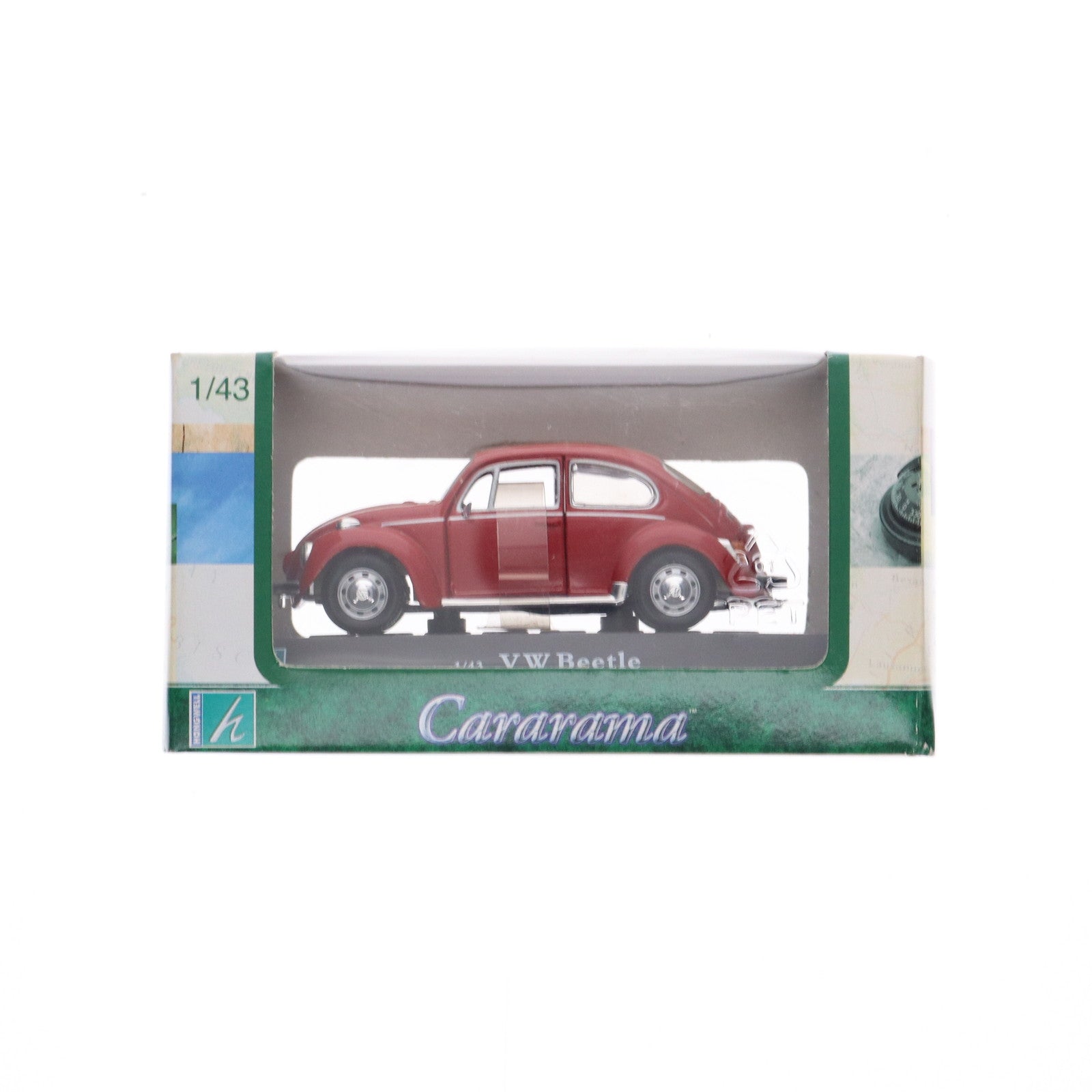 【中古即納】[MDL] 1/43 Volkswagen Beetle(フォルクスワーゲン ビートル) レッド 完成品 ミニカー(251) HONGWELL(ホンウェル)/Cararama(カララマ)(19991231)