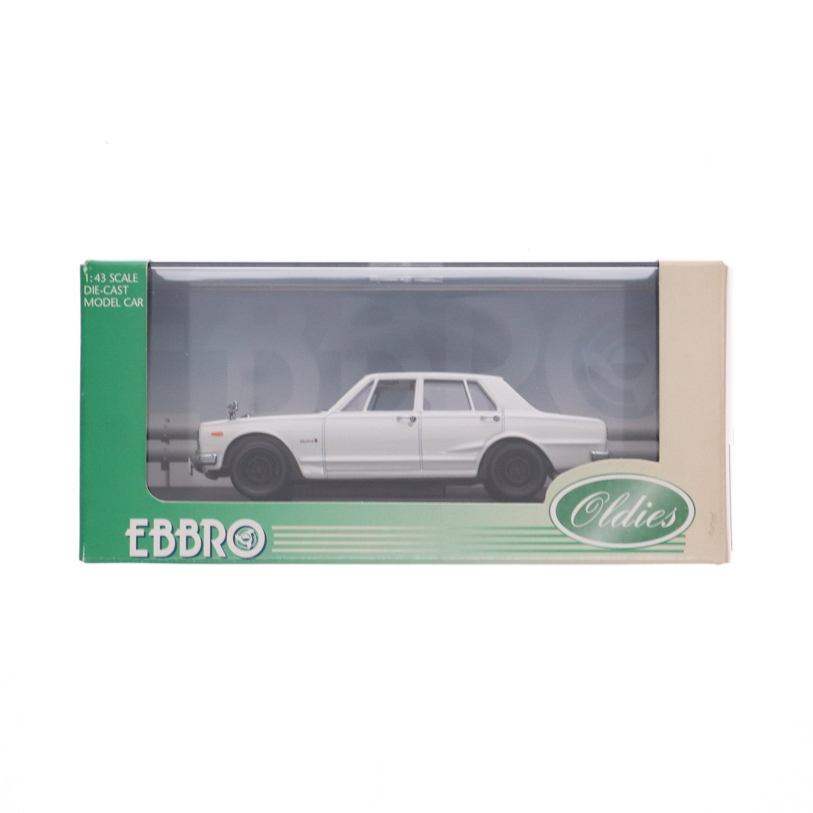 【中古即納】[MDL] 1/43 NISSAN SKYLINE(スカイライン) GT-R(PGC 10) EARLY(ホワイト) Oldies 完成品 ミニカー(43318) EBBRO(エブロ)(20020415)