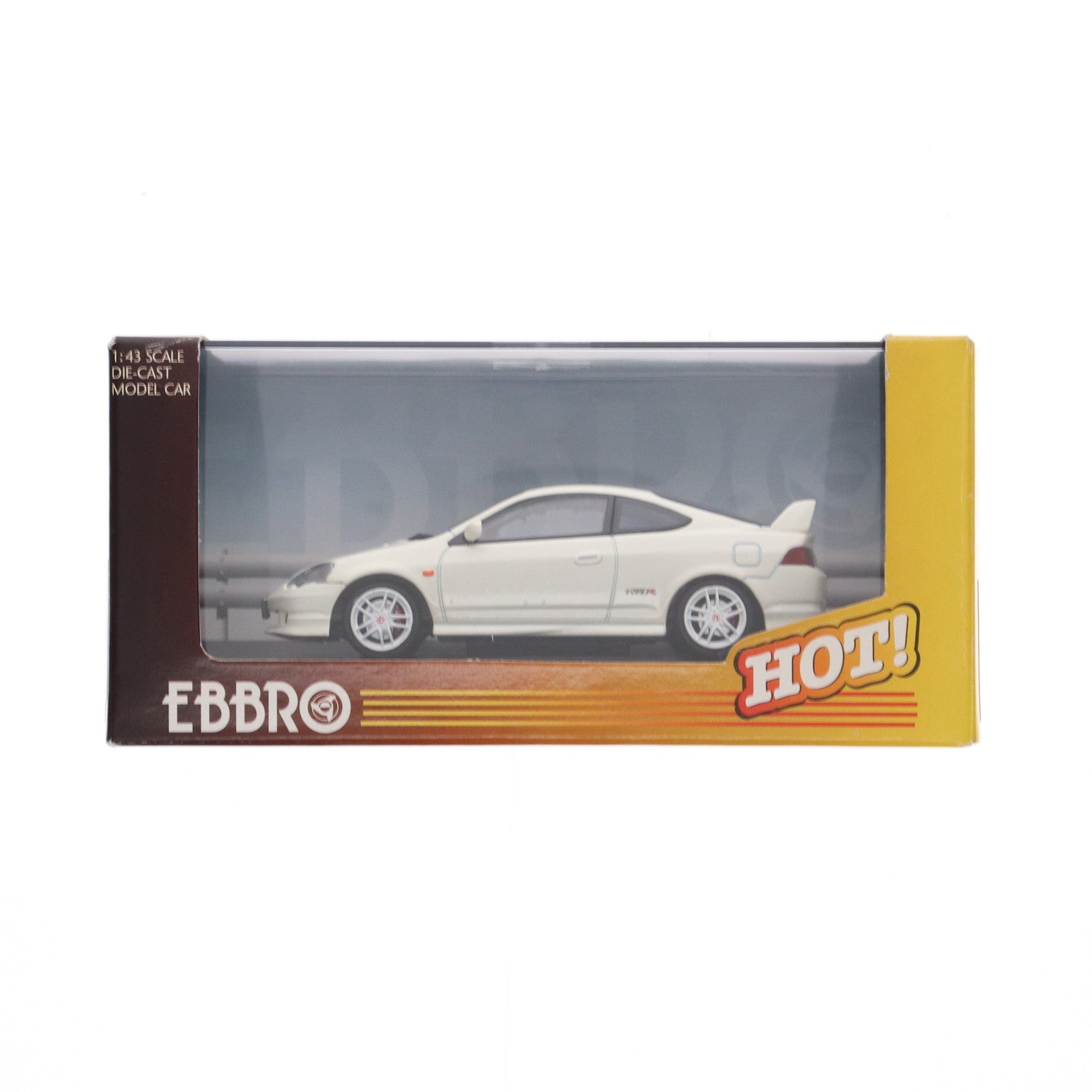 【中古即納】[MDL] 1/43 HONDA INTEGRA Type R(ホワイト) HOT! 完成品 ミニカー(43221) EBBRO(エブロ)(20220328)