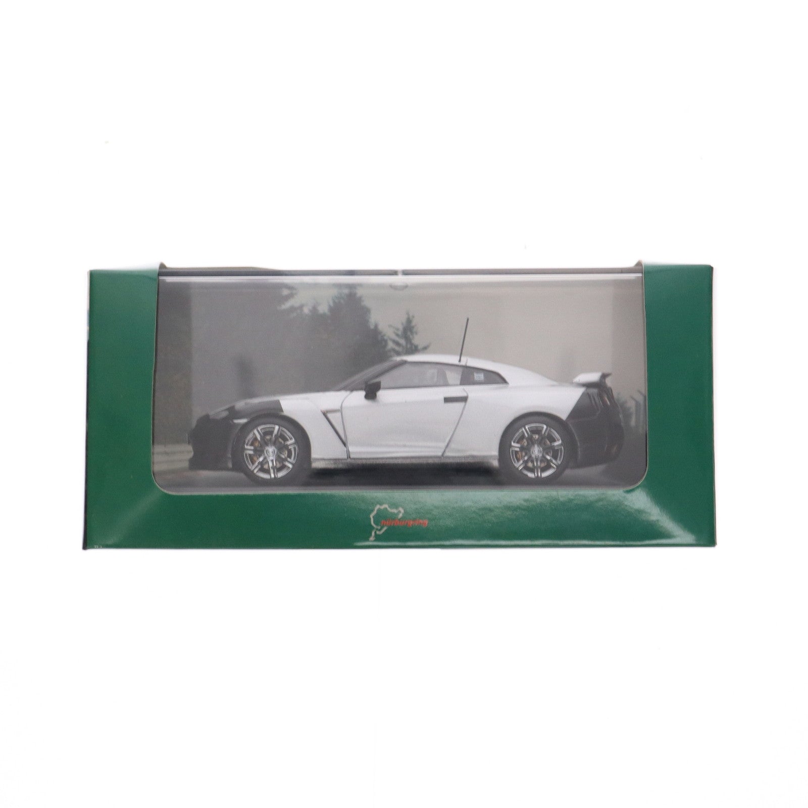 【中古即納】[MDL] 1/43 ニッサン GT-R(R35) ニュルブルクリンク テストカー(シルバー×ブラック) 完成品 ミニカー(K03741NU) 京商(20101031)